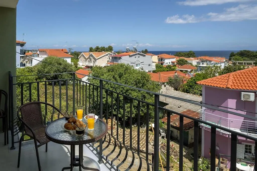 Ilios 3 Bedroom Apartment With Sea View In Town Skala  Greece